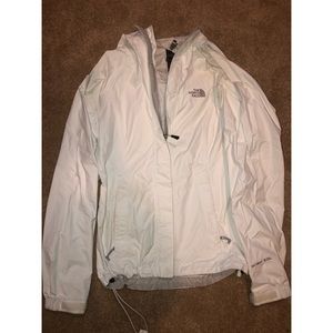White North Face windbreaker jacket